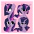 Size: 2500x2500 | Tagged: safe, artist:syrupyyy, imported from derpibooru, twilight sparkle, pony, unicorn, alternate hairstyle, cute, female, high res, mare, multeity, pink background, self ponidox, simple background, solo, twiabetes, unicorn twilight