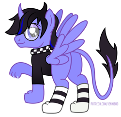 Size: 1037x1000 | Tagged: safe, artist:jennieoo, imported from derpibooru, oc, oc only, oc:lightning shadow, original species, butt, glasses, paws, plot, show accurate, simple background, smiling, solo, tail, transparent background, vector, wings