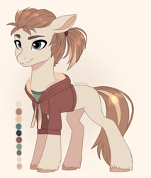 Size: 1024x1204 | Tagged: safe, artist:nettlemoth, imported from derpibooru, oc, oc only, earth pony, pony, solo