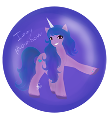 Size: 1800x2000 | Tagged: safe, artist:lighty-cat974, imported from derpibooru, izzy moonbow, pony, unicorn, spoiler:my little pony: a new generation, female, g5, my little pony: a new generation, solo