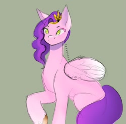 Size: 1463x1445 | Tagged: safe, artist:sugarg0ts, imported from derpibooru, pipp petals, pegasus, pony, spoiler:my little pony: a new generation, adorapipp, cute, female, g5, my little pony: a new generation, simple background, solo