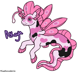 Size: 1950x1800 | Tagged: safe, artist:misskanabelle, imported from derpibooru, oc, oc only, pony, seapony (g4), angler seapony, fin wings, fins, male, one eye closed, simple background, smiling, solo, transparent background, wings