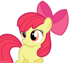 Size: 1650x1450 | Tagged: safe, artist:noah-x3, imported from derpibooru, apple bloom, earth pony, pony, apple bloom's bow, bow, female, filly, hair bow, show accurate, simple background, solo, transparent background, vector
