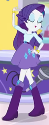 Size: 248x624 | Tagged: safe, imported from derpibooru, screencap, rarity, dance magic, equestria girls, spoiler:eqg specials, belt, boots, clothes, cropped, high heel boots, shirt, shoes, skirt, solo