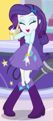 Size: 243x549 | Tagged: safe, imported from derpibooru, screencap, rarity, dance magic, equestria girls, spoiler:eqg specials, belt, boots, clothes, cropped, cute, high heel boots, raribetes, shirt, shoes, skirt, solo