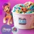 Size: 1080x1080 | Tagged: safe, imported from derpibooru, sunny starscout, earth pony, fake, faker than a three dollar bill, female, food, g5, ice cream, marble slab creamery, my little pony: a new generation, my little pony: a new generation logo, official, rainbow, rainbow magic ice cream, sprinkles, text