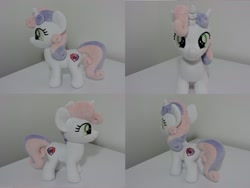 Size: 1597x1199 | Tagged: safe, artist:little-broy-peep, imported from derpibooru, sweetie belle, pony, unicorn, female, filly, irl, photo, plushie, solo