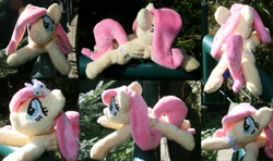 Size: 5061x3000 | Tagged: safe, artist:bastler, imported from derpibooru, angel bunny, fluttershy, pegasus, pony, female, irl, mare, photo, plushie, solo