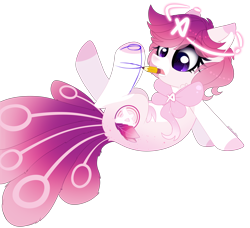 Size: 4068x3708 | Tagged: safe, alternate version, artist:2pandita, imported from derpibooru, oc, oc only, oc:huffle puffle, earth pony, pony, drawing self, female, mare, mouth hold, pencil, simple background, solo, transparent background