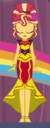 Size: 225x569 | Tagged: safe, imported from derpibooru, screencap, sunset shimmer, dance magic, equestria girls, spoiler:eqg specials, female, flamenco dress, solo, sunset shimmer flamenco dress