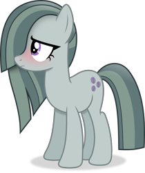 Size: 3758x4484 | Tagged: safe, artist:anime-equestria, imported from derpibooru, marble pie, earth pony, pony, blushing, cute, female, marblebetes, mare, simple background, solo, transparent background, vector