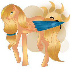 Size: 2000x1920 | Tagged: safe, artist:aonairfaol, imported from derpibooru, oc, oc only, pegasus, pony, female, mare, raised hoof, simple background, smiling, solo, transparent background, two toned wings, underhoof, wings