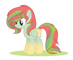 Size: 1903x1557 | Tagged: safe, artist:aonairfaol, imported from derpibooru, oc, oc only, pegasus, pony, base used, female, magical lesbian spawn, mare, offspring, parent:rainbow dash, parent:sunset shimmer, parents:sunsetdash, pegasus oc, simple background, transparent background, two toned wings, wings