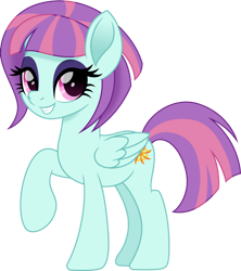 Size: 1280x1444 | Tagged: safe, artist:cloudy glow, artist:cloudyglow, imported from derpibooru, sunny flare, pegasus, pony, dance magic, equestria girls, equestria girls series, friendship games, my little pony: the movie, rollercoaster of friendship, spoiler:eqg specials, equestria girls ponified, female, mare, movie accurate, ponified, solo