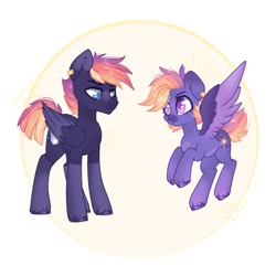 Size: 906x906 | Tagged: safe, artist:cosmicblaze_, imported from derpibooru, oc, oc only, pegasus, pony