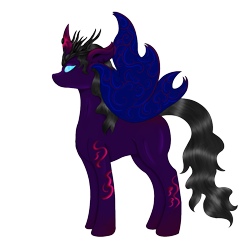 Size: 1000x1000 | Tagged: safe, artist:lord atlantean, artist:saint boniface, imported from derpibooru, oc, oc only, oc:umbra, pony, female, mare, simple background, solo, transparent background