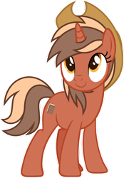 Size: 1024x1470 | Tagged: safe, artist:pegasski, imported from derpibooru, oc, oc only, oc:softbox, pony, unicorn, female, hat, mare, simple background, solo, transparent background