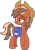 Size: 1555x2193 | Tagged: safe, artist:pegasski, imported from derpibooru, oc, oc only, oc:softbox, pony, unicorn, bag, female, hat, mare, saddle bag, simple background, solo, transparent background