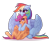 Size: 1024x868 | Tagged: safe, artist:spectrasus, imported from derpibooru, rainbow dash, scootaloo, pegasus, pony, duo, duo female, female, hug, one eye closed, redraw, scootalove, simple background, smiling, transparent background, underhoof