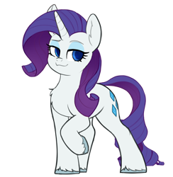 Size: 3264x3351 | Tagged: safe, artist:yoditax, imported from derpibooru, rarity, pony, unicorn, chest fluff, g4 mega collab, high res, raised hoof, simple background, solo, transparent background, unshorn fetlocks