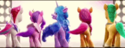 Size: 1080x420 | Tagged: safe, imported from derpibooru, screencap, hitch trailblazer, izzy moonbow, pipp petals, sunny starscout, zipp storm, earth pony, pegasus, pony, unicorn, spoiler:my little pony: a new generation, 3d, adorasexy, animated, bronybait, butt, butt shake, cute, female, fit right in (g5), g5, hitchbutt, izzy moonbutt, looking at you, looking back, looking back at you, male, mane five (g5), mare, my little pony: a new generation, no sound, out of context, pipp butt, plot, rear view, sexy, shaking, stallion, sunny starbutt, tail flick, twerking, watch us shake our unicorn butts, webm, what have you done?!, you know for kids, zippbutt