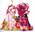 Size: 1997x1845 | Tagged: safe, artist:lyn fletcher, imported from derpibooru, cherry blossom (g3), earth pony, ghost, ghost pony, pony, bow, card, clothes, costume, female, food, fork, g3, halloween, halloween costume, hay bale, haybale, holiday, magician outfit, official, party decorations, pumpkin pie, solo, stars, the perfect pumpkin