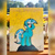 Size: 1920x1920 | Tagged: safe, artist:annuthecatgirl, imported from derpibooru, lyra heartstrings, pony, unicorn, missing cutie mark, painting, solo, traditional art