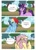 Size: 1080x1500 | Tagged: safe, artist:ametffe, imported from derpibooru, fluttershy, rainbow dash, twilight sparkle, pegasus, pony, unicorn, comic, cross-popping veins, crying, dialogue, female, fluttercry, grammar error, mare, rainbow douche, redraw, speech bubble, teary eyes, unicorn twilight