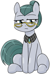 Size: 503x740 | Tagged: safe, artist:batipin, imported from derpibooru, cloudy quartz, earth pony, pony, glasses, looking at you, simple background, sitting, solo, transparent background