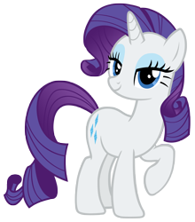 Size: 7166x8160 | Tagged: safe, artist:andoanimalia, imported from derpibooru, rarity, pony, unicorn, school daze, absurd resolution, blue eyes, eyelashes, female, horn, lidded eyes, looking at you, mare, raised hoof, simple background, smiling, smiling at you, solo, transparent background, vector