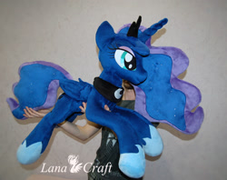 Size: 2384x1886 | Tagged: safe, artist:lanacraft, imported from derpibooru, princess luna, alicorn, pony, female, irl, mare, photo, plushie