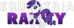 Size: 929x350 | Tagged: safe, artist:glancojusticar, imported from derpibooru, rarity, pony, unicorn, equestria daily, banner, female, looking at you, mare, raised hoof, rarity day, simple background, solo, solo female, solo focus, text, transparent background