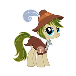 Size: 256x256 | Tagged: safe, imported from derpibooru, smart cookie, pony, clothes, feather, female, g4, gameloft, hat, icon, mare, official, shirt, simple background, solo, transparent background, video game