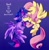 Size: 2605x2640 | Tagged: safe, artist:nekosnicker, imported from derpibooru, fluttershy, twilight sparkle, alicorn, pegasus, pony, comforting, crying, duo, female, gradient background, high res, mare, text, twilight sparkle (alicorn), wholesome