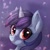 Size: 1024x1024 | Tagged: safe, artist:thisponydoesnotexist, imported from derpibooru, pony, unicorn, ai content, ai generated, bust, generator:thisponydoesnotexist, horn, looking at you, neural network, portrait, red eyes, smiling, smiling at you, solo