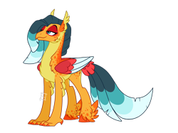 Size: 2732x2048 | Tagged: safe, artist:its-seal-time, imported from derpibooru, oc, oc only, oc:quasar plume, classical hippogriff, hippogriff, high res, male, simple background, solo, transparent background