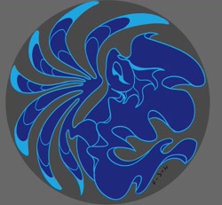 Size: 1520x1402 | Tagged: safe, artist:fly-sky-high, imported from derpibooru, oc, kelpie, fanfic:turmoil rising, emblem, watami, water