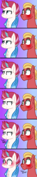 Size: 776x3680 | Tagged: safe, artist:princess-kitsune-tsu, imported from derpibooru, sprout cloverleaf, zipp storm, earth pony, pegasus, pony, best ship, blushing, cute, female, g5, looking at each other, looking at someone, looking away, love, male, mare, my little pony: a new generation, shipping, simple background, stallion, straight, text, zippsprout