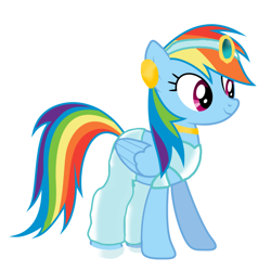 Size: 1378x1378 | Tagged: safe, artist:sunmint234, imported from derpibooru, rainbow dash, pegasus, pony, aladdin, blue, crossover, disney, disney princess, female, gem, green, hair, jasmine, orange, pink eyes, princess, purple, rainbow dash always dresses in style, red, simple background, solo, spoilers for another series, tail, white background, yellow