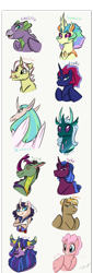 Size: 696x2048 | Tagged: safe, artist:ask-y, imported from derpibooru, oc, oc only, changedling, changeling, changepony, hybrid, yakony, bust, changedling oc, changeling oc, interspecies offspring, magical gay spawn, magical lesbian spawn, offspring, parent:capper dapperpaws, parent:dumbbell, parent:flam, parent:fluttershy, parent:gabby, parent:pharynx, parent:pinkie pie, parent:prince rutherford, parent:princess celestia, parent:princess luna, parent:princess skystar, parent:rarity, parent:scorpan, parent:spike, parent:spitfire, parent:tempest shadow, parent:thorax, parent:twilight sparkle, parents:capperity, parents:discorax, parents:dumbfire, parents:flamshy, parents:lunarynx, parents:scorlestia, parents:skypie, parents:spabby, parents:tempestlight, parents:tempestluna, parents:twiford, simple background, traditional art, white background