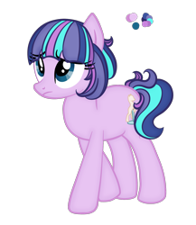 Size: 1500x1728 | Tagged: safe, artist:magicpebbles, imported from derpibooru, oc, oc only, oc:pastel poppy, earth pony, pony, base used, blue eyes, earth pony oc, eye clipping through hair, female, frown, full body, hooves, mare, multicolored mane, multicolored tail, simple background, solo, tail, three quarter view, transparent background