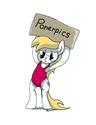 Size: 2550x3300 | Tagged: safe, artist:dumbshwickmcgee, oc, oc:aryanne, bipedal, holding, nazi, placard, simple background, standing, transparent background