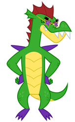 Size: 662x1080 | Tagged: artist needed, safe, edit, imported from derpibooru, vector edit, garble, five nights at freddy's, five nights at freddy's: security breach, male, missing accessory, montgomery gator, simple background, vector, white background