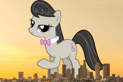 Size: 1799x1201 | Tagged: safe, artist:thegiantponyfan, imported from derpibooru, octavia melody, earth pony, pony, california, female, giant octavia melody, giant pony, giant/macro earth pony, giantess, highrise ponies, irl, los angeles, macro, mare, mega giant, photo, ponies in real life