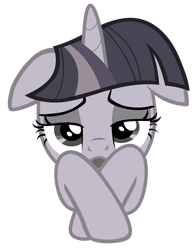 Size: 3111x4000 | Tagged: safe, artist:tardifice, artist:wardex101, edit, imported from derpibooru, twilight sparkle, alicorn, pony, made in manehattan, depressed, discorded, discorded twilight, female, floppy ears, high res, horn, lidded eyes, lonely, mare, open mouth, photoshop, sad, simple background, solo, sorrow, transparent background, twilight sparkle (alicorn), twilight tragedy, vector
