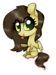 Size: 754x1009 | Tagged: safe, artist:kaikururu, imported from derpibooru, oc, oc only, pegasus, pony, :p, eyelashes, female, mare, pegasus oc, raised hoof, simple background, solo, tongue out, transparent background, underhoof, wings