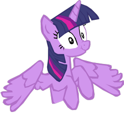 Size: 1280x1176 | Tagged: safe, artist:benpictures1, imported from derpibooru, twilight sparkle, alicorn, pony, ail-icorn, spoiler:interseason shorts, cute, female, inkscape, mare, scrunchy face, simple background, solo, spread wings, transparent background, twiabetes, twilight sparkle (alicorn), vector, wings