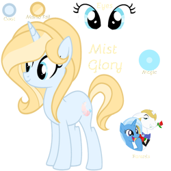 Size: 1280x1280 | Tagged: safe, artist:harmonyvitalityyt, imported from derpibooru, prince blueblood, trixie, oc, bluetrix, female, male, offspring, parent:prince blueblood, parent:trixie, parents:bluetrix, shipping, simple background, straight, transparent background