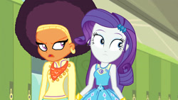 Size: 3000x1689 | Tagged: safe, artist:ktd1993, imported from derpibooru, rarity, saffron masala, equestria girls