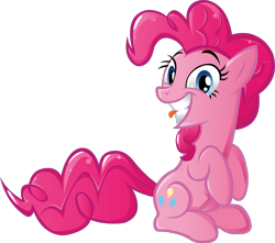 Size: 1200x1062 | Tagged: safe, artist:sirponylancelot, imported from derpibooru, pinkie pie, earth pony, pony, 2012, female, grin, looking at you, simple background, smiling, solo, tongue out, transparent background